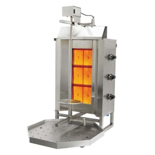 Axis AX-VB3 Gyro Machine w/ 88 lb Capacity - Stainless Steel, Natural Gas