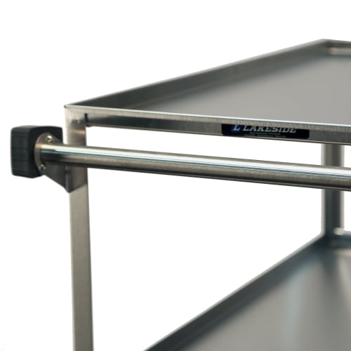 Lakeside 444 39 1/4" Queen Mary Cart w/ 3 Level, 500 lb Capacity