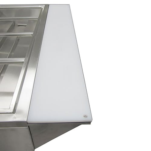 Adcraft EST-240 57 1/4" Hot Food Table w/ (4) Wells & Undershelf, 208 240v/1ph