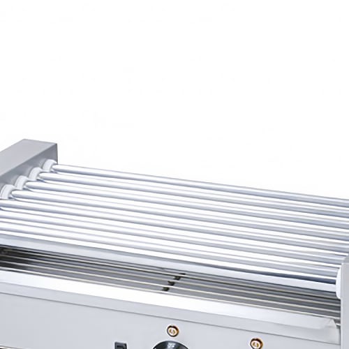 MoTak HDRG2 18 Hot Dog Roller Grill w/ Manual Controls - Flat Top, 120v