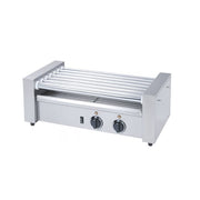 MoTak HDRG2 18 Hot Dog Roller Grill w/ Manual Controls - Flat Top, 120v