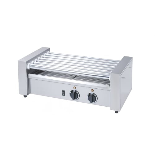 MoTak HDRG2 18 Hot Dog Roller Grill w/ Manual Controls - Flat Top, 120v