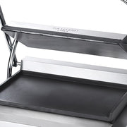 MoTak PGSS14 Single Commercial Panini Press w/ Cast Iron Smooth Plates, 120v