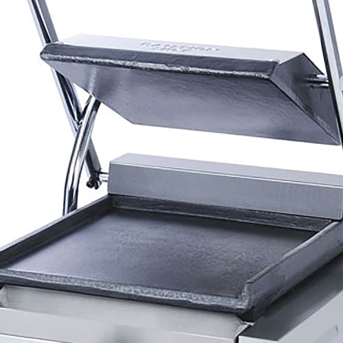 MoTak PGSS9 Single Commercial Panini Press w/ Cast Iron Smooth Plates, 120v