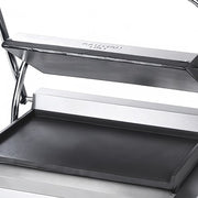Adcraft SG-811E/F Single Commercial Panini Press w/ Cast Iron Smooth Plates, 120v
