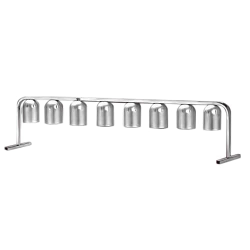 Nemco 6008-8 8 Bulb Portable Heat Lamp w/ Fixed Arms, Steel/Aluminum, 120v
