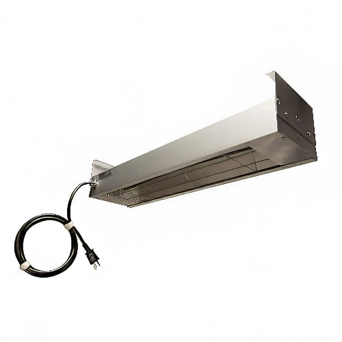 Nemco 6150-24-CP 24" Infrared Strip Warmer - Single Rod, (1) Built In Toggle Control, 120v