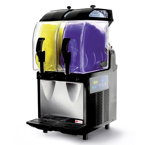 Crathco I-PRO 2E W/LIGHT 16" I-PRO Frozen Drink Machine w/ (2) 2 9/10 gal Bowls - 115v