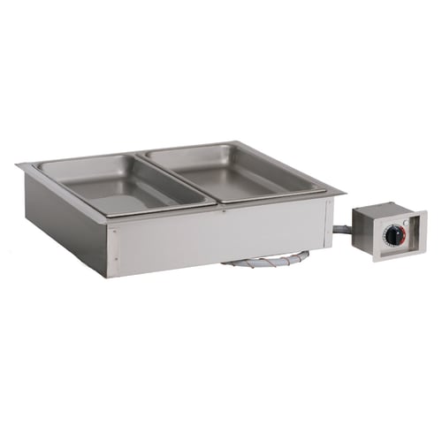 Alto-Shaam 200-HW/D4 Drop-In Hot Food Well w/ (2) Full Size Pan Capacity, 208 240v/1ph