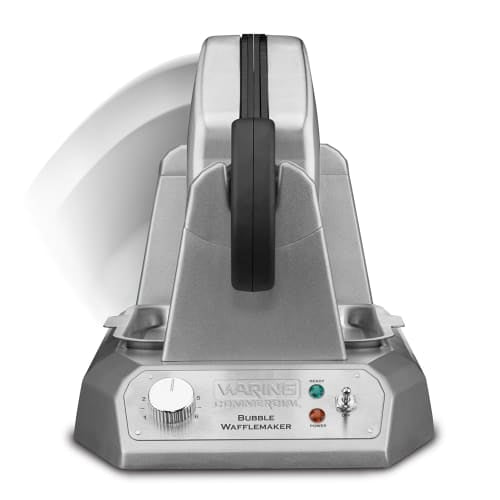 Waring WBW300X Single Bubble Waffle Maker w/ Cast Aluminum Grids, 1200W