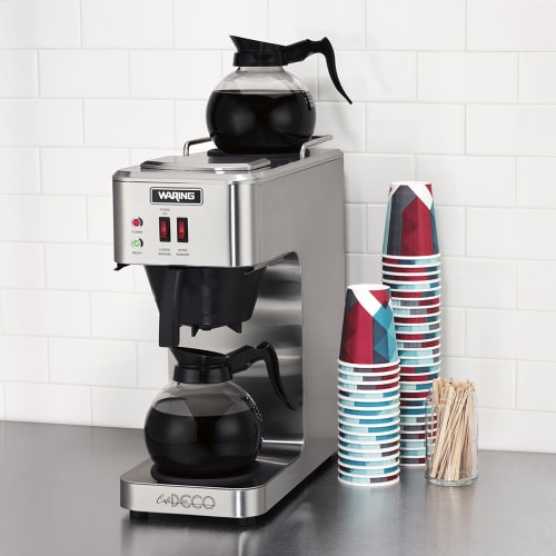 Waring WCM50 Medium Volume Decanter Coffee Maker - Pourover, 3 gal/hr, 120v