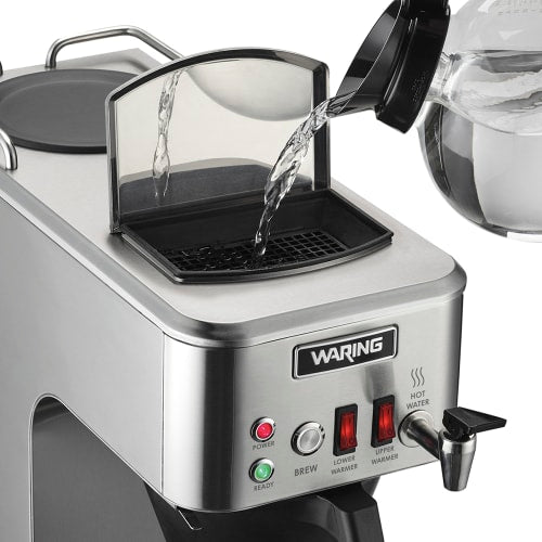 Waring WCM50P Medium Volume Decanter Coffee Maker - Automatic, 3 9/10 gal/hr, 120v