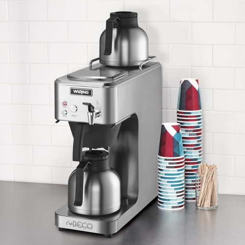 Waring WCM60PT Medium Volume Thermal Coffee Maker - Automatic, 3 9/10 gal/hr, 120v
