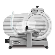 Waring WCS300SV Manual Meat & Cheese Slicer w/ 12" Blade, Belt Driven, Aluminum, 1 hp