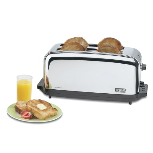 Waring WCT704 Slot Toaster w/ 4 Slice Capacity & 1 3/8"W Product Opening - 120v