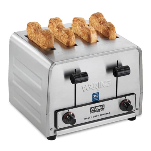 Waring WCT805B Slot Toaster w/ 4 Slice Capacity & 1 1/8"W Product Opening - 208v