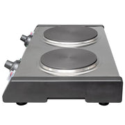 Waring WDB600 19 3/4" Electric Hotplate w/ (2) Burners & Infinite Controls, 120v