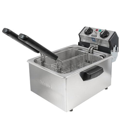 Waring WDF75RC Countertop Electric Fryer - (1) 8 1/2 lb Vat, 120v