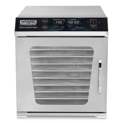 Waring WDH10 10 Tray Countertop Commercial Dehydrator w/ Glass Door