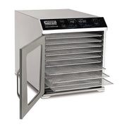 Waring WDH10 10 Tray Countertop Commercial Dehydrator w/ Glass Door