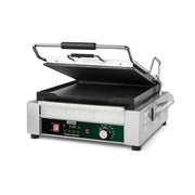 Waring WFG275TX Single Commercial Panini Press w/ Cast Iron Smooth Plates - 120v