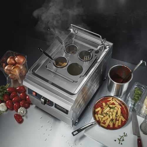 Waring WPC100 Pasta Cooker w/ (1) 3 1/5 gal Tank - Stainless, 240v/1ph
