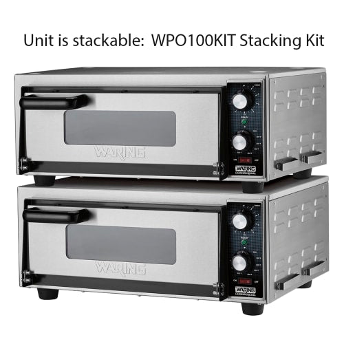 Waring WPO100 Countertop Single Multi-Purpose Deck Oven - 120v