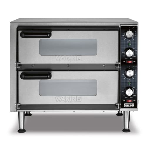 Waring WPO350 Countertop Double Multi-Purpose Deck Oven - 240v