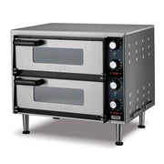 Waring WPO350 Countertop Double Multi-Purpose Deck Oven - 240v