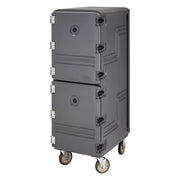 Cambro 1826DBC615 Camcart® Insulated Food Carrier w/ (26) Pan Capacity, Charcoal Gray