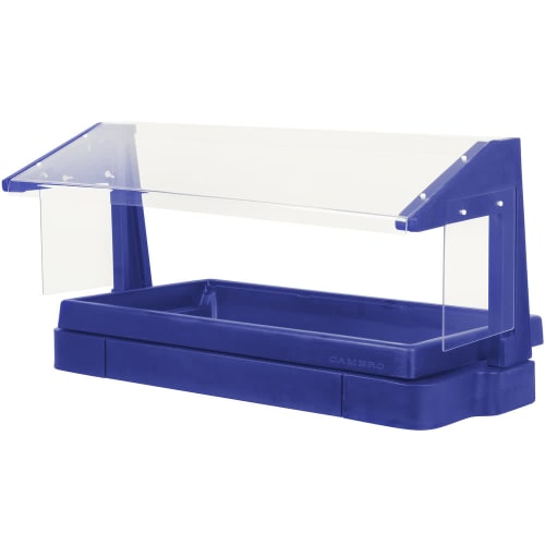 Cambro BBR480186 37 5/16" Cold Food Bar - (3) Pan Capacity, Table Top, Navy Blue