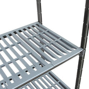 Cambro CBA183672V4580 36" NSF 4-Tier Polymer Shelf Kit - Camshelving® Basics Plus, 18"W, 72"H