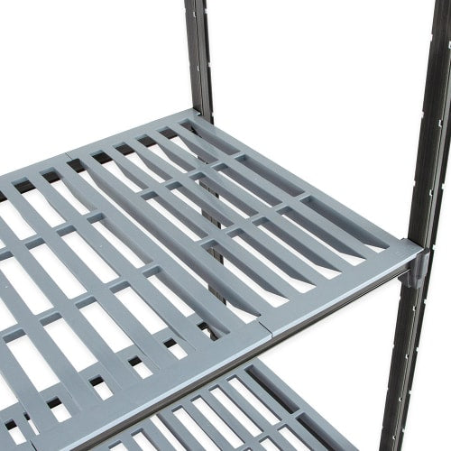 Cambro CBA183672V4580 36" NSF 4-Tier Polymer Shelf Kit - Camshelving® Basics Plus, 18"W, 72"H