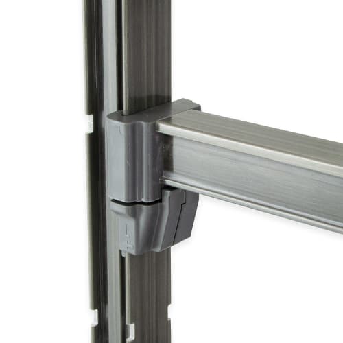 Cambro CBU243672V4580 36" NSF 4-Tier Polymer Shelf Kit - Camshelving® Basics Plus, 24"W, 72"H