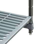 Cambro CBU243672V4580 36" NSF 4-Tier Polymer Shelf Kit - Camshelving® Basics Plus, 24"W, 72"H