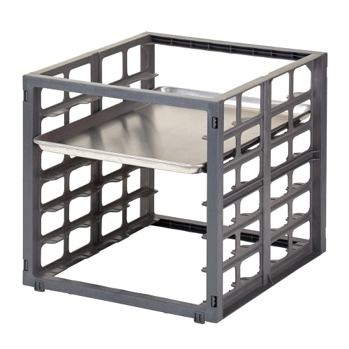 Cambro CBUPR1826S6580 20 1/2" 6 Sheet Pan Rack w/ 3" Bottom Load Slides
