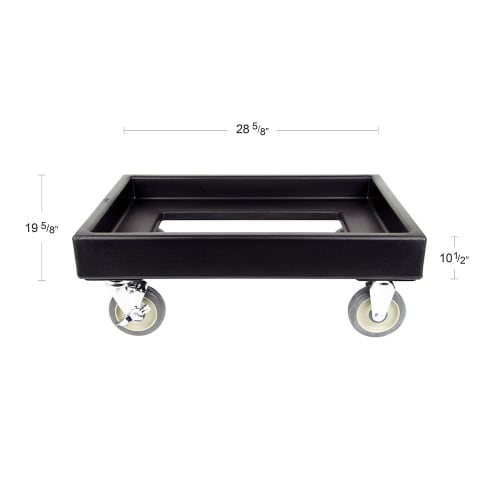 Cambro CD100110 Camdolly® for Camtainers® w/ 300 lb Capacity, Black