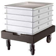 Cambro CD1826PDB131 Camdolly® for Pizza Dough Boxes w/ 300 lb Capacity, Dark Brown