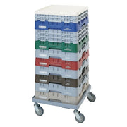 Cambro CDR2020151 Camdolly® for Camracks® Dish Rack w/ 350 lb Capacity, Soft Gray