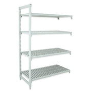 Cambro CPA244872V4480 48" NSF 4-Tier Polymer Shelf Kit - Camshelving® Premium, 24"W, 72"H