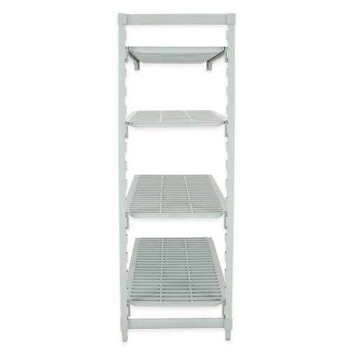 Cambro CPA244872V4480 48" NSF 4-Tier Polymer Shelf Kit - Camshelving® Premium, 24"W, 72"H