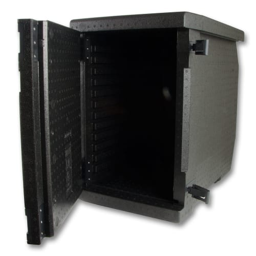 Cambro EPP400 GoBox™ Insulated Food Carrier - 90 9/10 qt w/ (4) Pan Capacity, Black