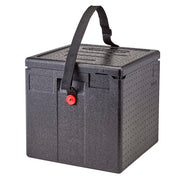 Cambro EPPMBWSTSW110 GoBox™ Insulated Milk Box - 10 7/10 gal w/ (1) Pan Capacity, Black