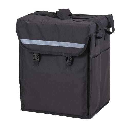 Cambro GBBP111417110 GoBag® Food Delivery Backpack - 11" x 14" x 17", Nylon, Black
