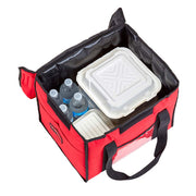 Cambro GBD151212521 GoBag® Sandwich Delivery Bag - 15" x 12" x 12", Nylon, Cambro Red