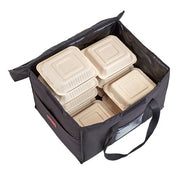 Cambro GBD181412110 GoBag® Jumbo Food Delivery Bag - 18" x 14" x 12", Nylon, Black