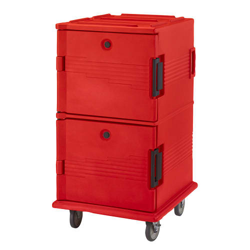 Cambro UPC1600158 Ultra Camcart® Insulated Food Carrier - 120 qt w/ (24) Pan Capacity, Red