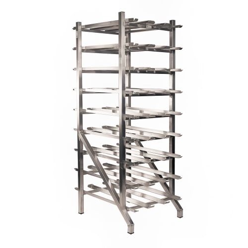 Winholt CR162 71"H Stationary Can Rack w/ (162) #10 or (216) #5 Capacity