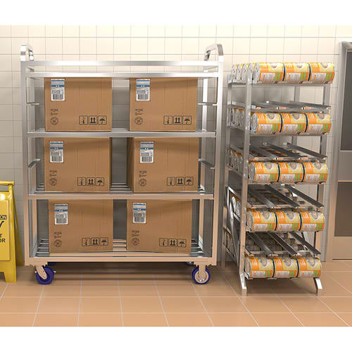 Winholt CR-162AJ 71"H Stationary Can Rack Storage w/ (162) #10 or (216) #5 Capacity