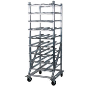 Winholt CR-54M 35"H Mobile Can Rack Storage w/ (54) #10 or (72) #5 Capacity